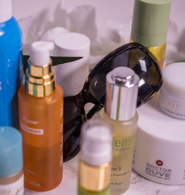 Whats in my travel skincare bag