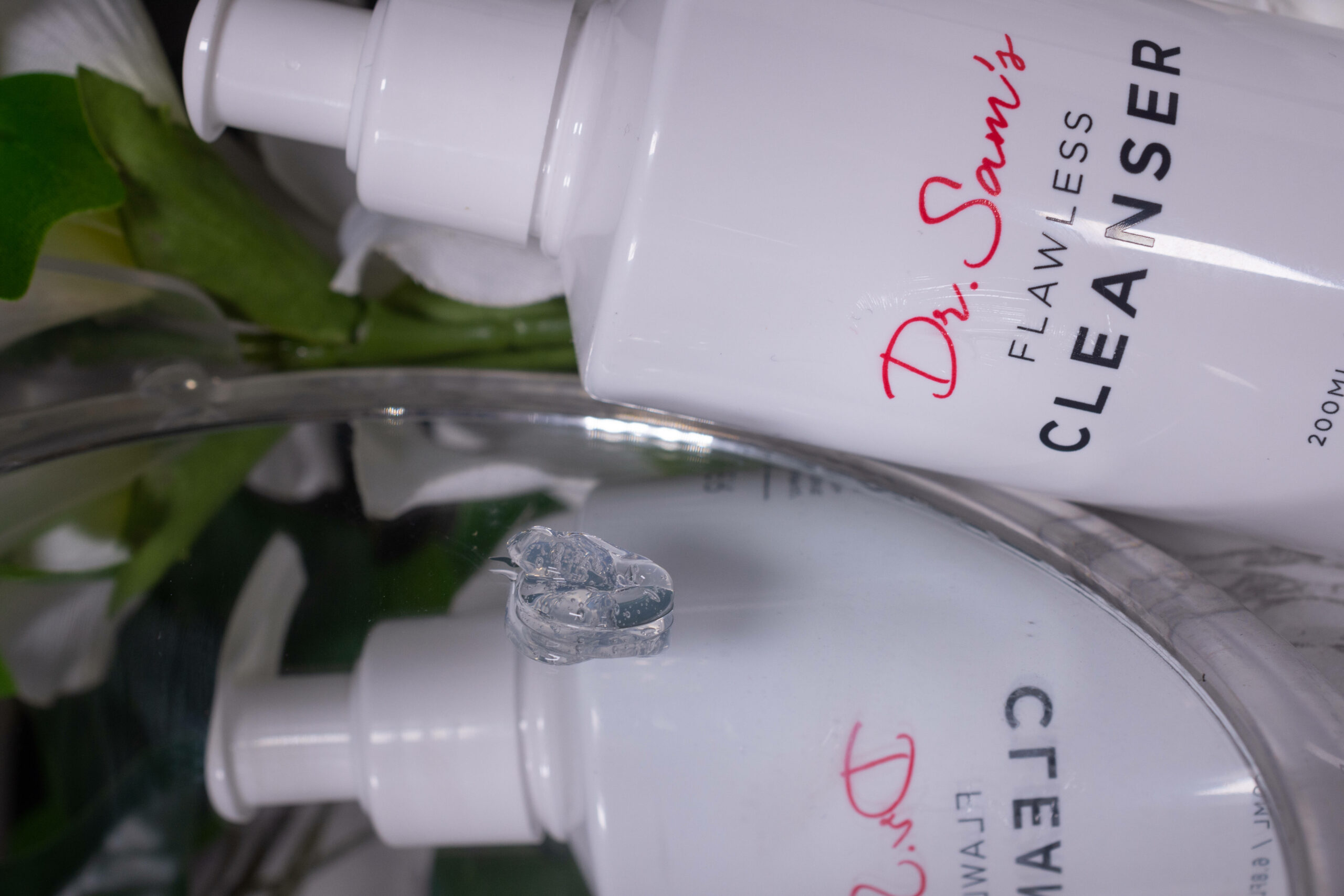 Close Up of the Dr Sam Bunting Flawless Cleanser