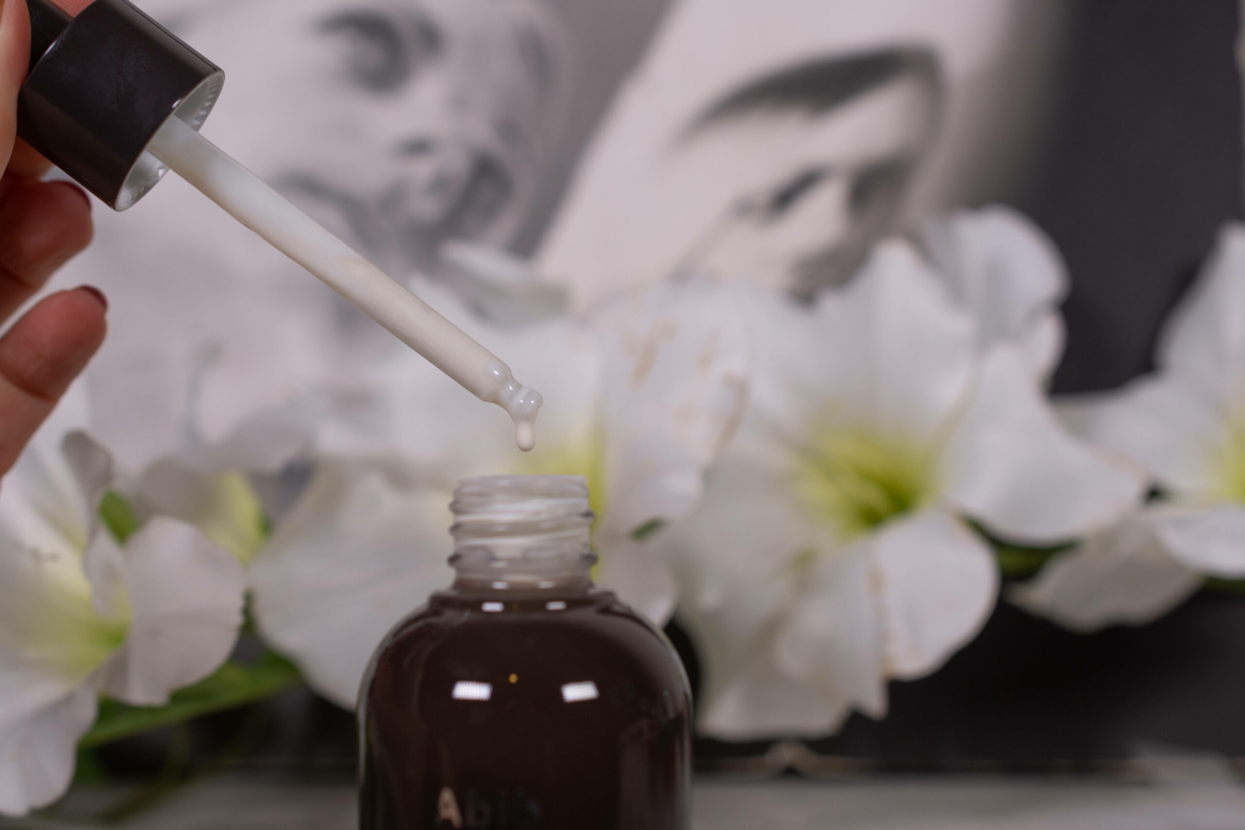 Abib Heartleaf sun essence Product close up