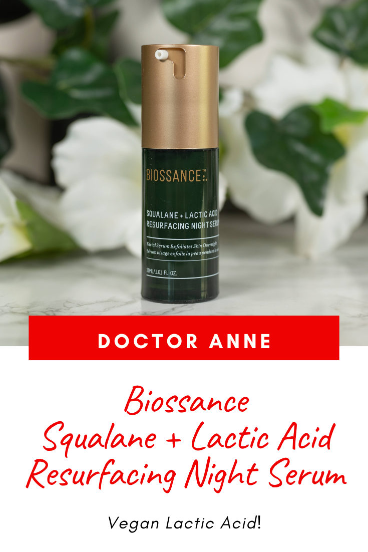 Biossance Squalane + Lactic Acid Resurfacing Night Treatment Review