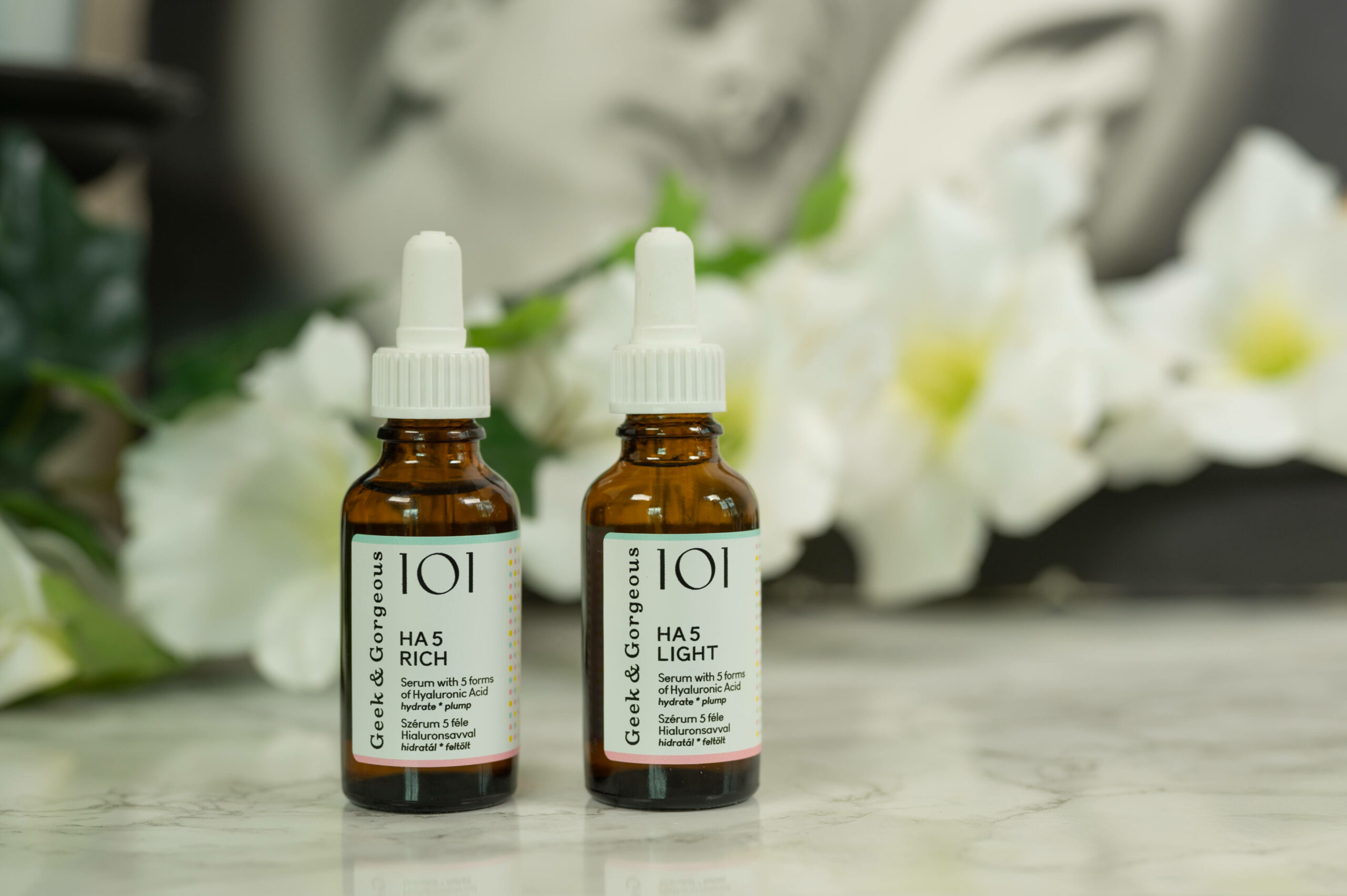 Geek and Gorgeous HA 5 Rich and Light Serum Review