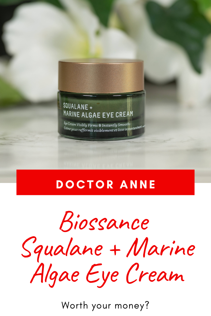 Is the Biossance Squalane + Marine Algae Eye Cream worth your money? Full review.