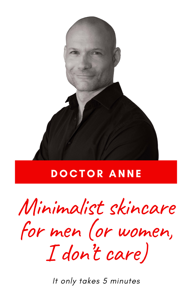 Minimalist skincare routine for men